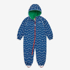 EcoSplash Waterproof Fleece Lined Puddle Suit Blue Lightning